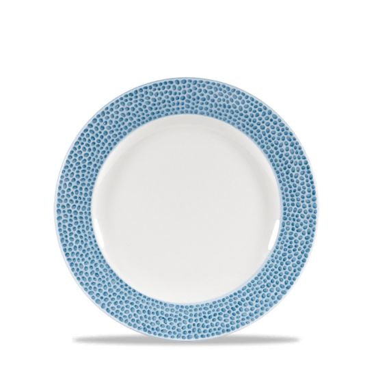 Isla Spinwash Ocean Blue Plate 6 5/8 Inches Box 12 IG OCISIP651