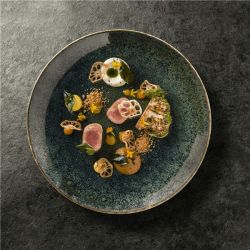 Ore Mar Bloom Deep Plate 25cm