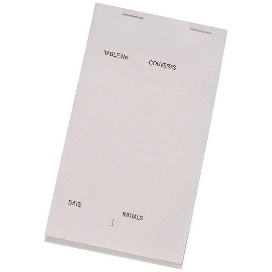 Waitress Triplicate Pads 3.75x6.5 Inches Qty 100 IG PAD200 Waitress Triplicate Pads 3.75x6.5 Inches Qty 100 IG PAD200