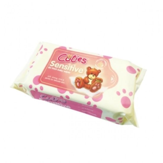 Cuties Sensitive Baby Wipes - Pack Of 80 PAP5005