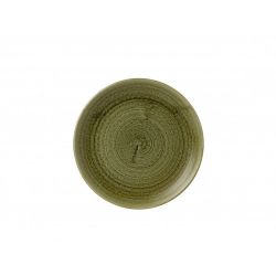 Stonecast Plume Olive Coupe Plate 21.7cm - 1x12