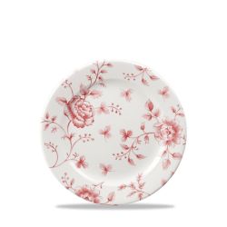 Rose Chintz Cranberry Profile Plate 6.5 Inches Box 6 Rose Chintz Cranberry Profile Plate 6.5 Inches Box 6
