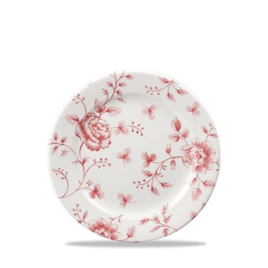 Rose Chintz Cranberry Profile Plate 6.5 Inches Box 6 IG RCCVP651 Rose Chintz Cranberry Profile Plate 6.5 Inches Box 6 IG RCCVP651