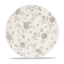 Rose Chintz Grey Profile Plate 10 7/8 Inches Box 6 Rose Chintz Grey Profile Plate 10 7/8 Inches Box 6