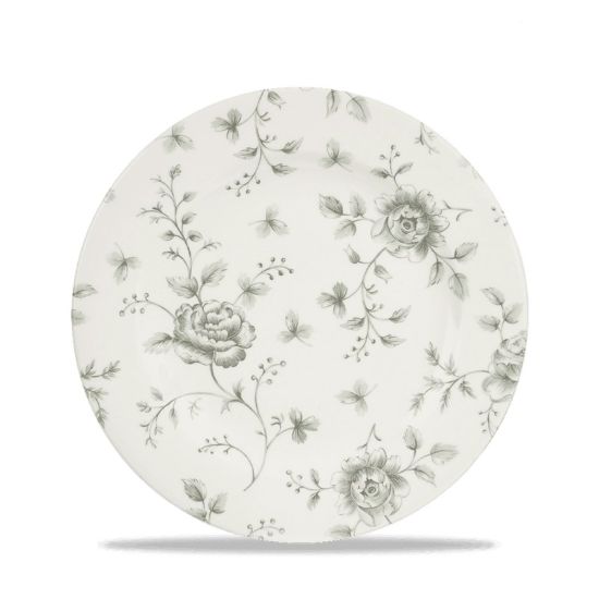 Rose Chintz Grey Profile Plate 8 1/4 Inches Box 6 IG RCGVP81 Rose Chintz Grey Profile Plate 8 1/4 Inches Box 6 IG RCGVP81