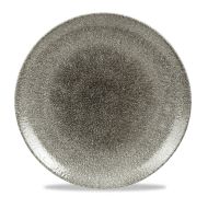 Raku Quartz Black Evolve Coupe Plate 11.25 Inches Box 12