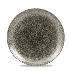 Raku Quartz Black Evolve Coupe Plate 8.67 Inches Box 12