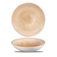 Raku Garnet Orange Evolve Coupe Bowl 7.25 Inches Box 12