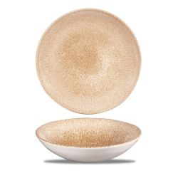 Raku Garnet Orange Evolve Coupe Bowl 7.25 Inches Box 12