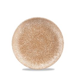 Raku Garnet Orange Evolve Coupe Plate 6.5 Inches Box 12