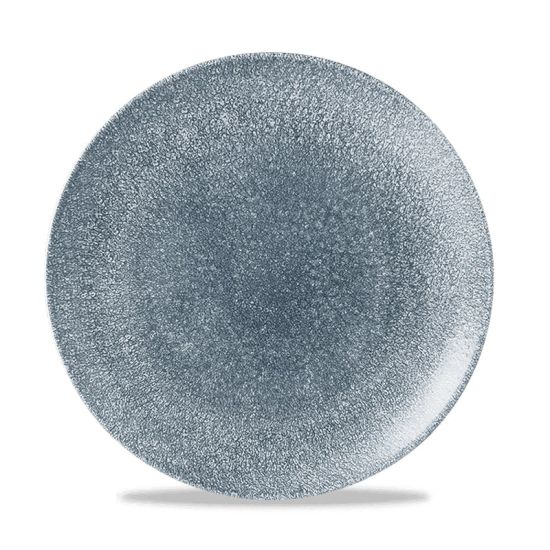 Raku Topaz Blue Evolve Coupe Plate 10.25 Inches Box 12 IG RKTBEV101 Raku Topaz Blue Evolve Coupe Plate 10.25 Inches Box 12 IG RKTBEV101