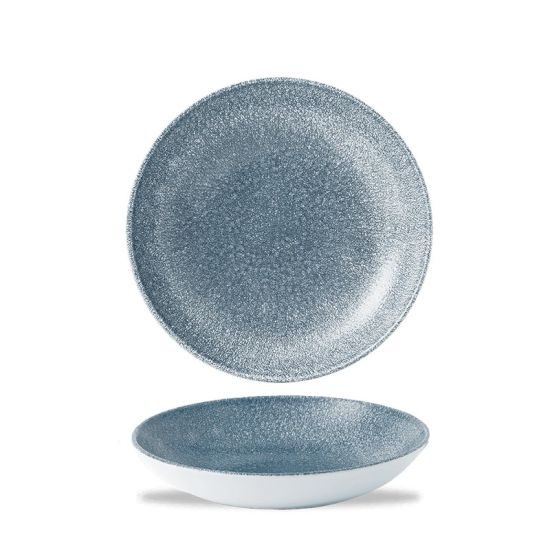 Raku Topaz Blue Evolve Coupe Bowl 7.25 Inches Box 12 IG RKTBEVB71 Raku Topaz Blue Evolve Coupe Bowl 7.25 Inches Box 12 IG RKTBEVB71