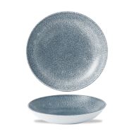 Raku Topaz Blue Evolve Coupe Bowl 9.75 Inches Box 12