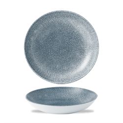 Raku Topaz Blue Evolve Coupe Bowl 9.75 Inches Box 12