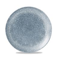 Raku Topaz Blue Evolve Coupe Plate 8.67 Inches Box 12