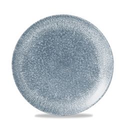 Raku Topaz Blue Evolve Coupe Plate 8.67 Inches Box 12