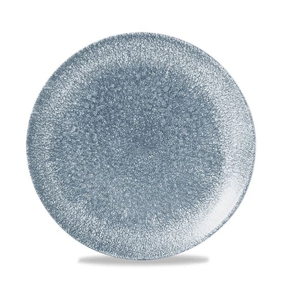 Raku Topaz Blue Evolve Coupe Plate 8.67 Inches Box 12 IG RKTBEVP81 Raku Topaz Blue Evolve Coupe Plate 8.67 Inches Box 12 IG RKTBEVP81