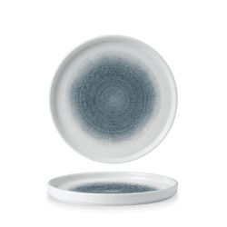 Studio Prints Raku Walled Chefs Plate Topaz Blue 21cm (1 x 6) Studio Prints Raku Walled Chefs Plate Topaz Blue 21cm (1 x 6)