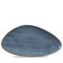 Stonecast Blueberry Triangle Chefs Plate 13 3/4 InchesX7 3/8 Inches Box 6