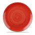 Stonecast Berry Red Evolve Coupe Plate 11.25 Inches Box 12