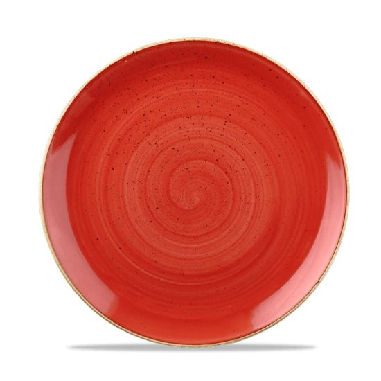 Stonecast Berry Red Evolve Coupe Plate 8.67 Inches Box 12 IG SBRSEVP81 Stonecast Berry Red Evolve Coupe Plate 8.67 Inches Box 12 IG SBRSEVP81