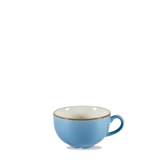 Stonecast Cornflower Blue Cappuccino Cup 12oz Box 12 IG SCFSCB281 Stonecast Cornflower Blue Cappuccino Cup 12oz Box 12 IG SCFSCB281