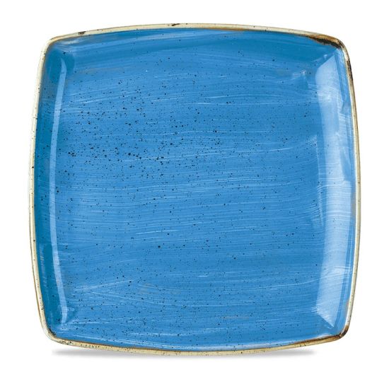 Stonecast Cornflower Blue Square Deep Plate 10.5 Inches Box 6 IG SCFSDS101 Stonecast Cornflower Blue Square Deep Plate 10.5 Inches Box 6 IG SCFSDS101