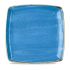 Stonecast Cornflower Blue Square Deep Plate 10.5 Inches Box 6
