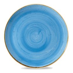 Stonecast Cornflower Blue Round Evolve Plate 12 Inches Box 6