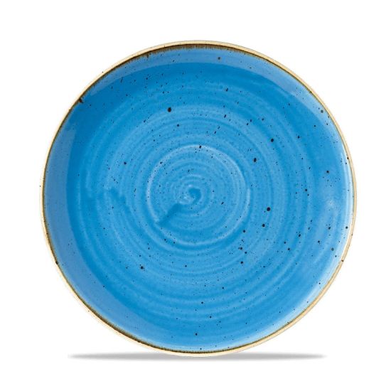 Stonecast Cornflower Blue Coupe Plate 8.67 Inches Box 12 IG SCFSEVP81 Stonecast Cornflower Blue Coupe Plate 8.67 Inches Box 12 IG SCFSEVP81