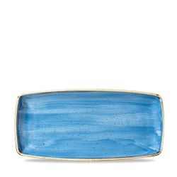 Stonecast Cornflower Blue Oblong Plate 11.75 Inches Box 12