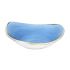 Stonecast Cornflower Blue Triangular Bowl 7.25 Inches Box 12