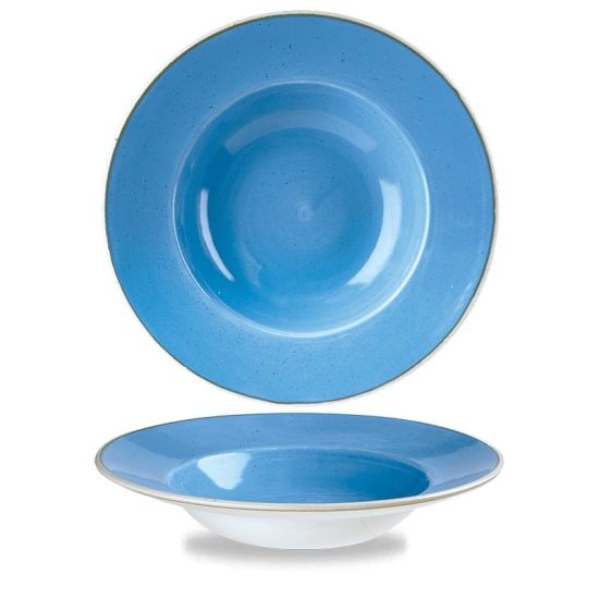 Stonecast Cornflower Blue Profile Wide Rim Bowl Large 10.90 Inches Box 12 IG SCFSVWBL1 Stonecast Cornflower Blue Profile Wide Rim Bowl Large 10.90 Inches Box 12 IG SCFSVWBL1
