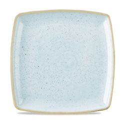 Stonecast Duck Egg Deep Square Plate 10.25 Inches Box 6