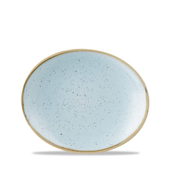 Stonecast Duck Egg Orbit Oval Coupe Plate 7.75 Inches Box 12 IG SDESOP71 Stonecast Duck Egg Orbit Oval Coupe Plate 7.75 Inches Box 12 IG SDESOP71