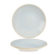 Stonecast Duck Egg Deep Coupe Plate 9 2/5 Inches Box 12