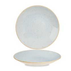 Stonecast Duck Egg Deep Coupe Plate 9 2/5 Inches Box 12