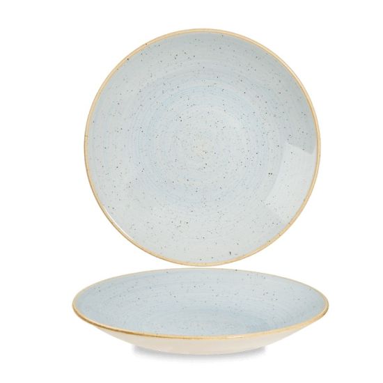 Stonecast Duck Egg Deep Coupe Plate 9 2/5 Inches Box 12 IG SDESPD251 Stonecast Duck Egg Deep Coupe Plate 9 2/5 Inches Box 12 IG SDESPD251