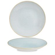 Stonecast Duck Egg Deep Coupe Plate 11 Inches Box 12