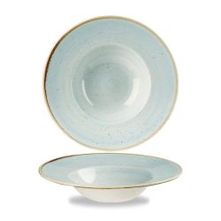 Stonecast Duck Egg Profile Wide Rim Bowl Med 9.4 Inches Box 12