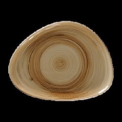 Spot Garnet Organic Flat Plate 28x22.4cm