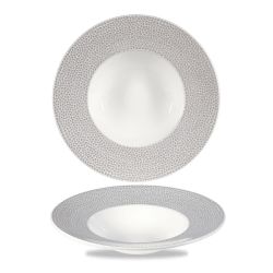 Isla Spinwash Shale Grey Wide Rim Bowl 9 1/2 Inches Box 12