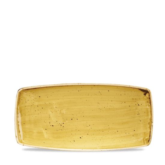 Stonecast Mustard Oblong Plate 11.75 Inches Box 12 IG SMSSOP111 Stonecast Mustard Oblong Plate 11.75 Inches Box 12 IG SMSSOP111