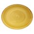 Stonecast Mustard Orbit Oval Coupe Plate 7.75 Inches Box 12