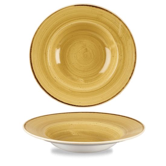Stonecast Mustard Profile Wide Rim Bowl Large 10.90 Inches Box 12 IG SMSSVWBL1 Stonecast Mustard Profile Wide Rim Bowl Large 10.90 Inches Box 12 IG SMSSVWBL1