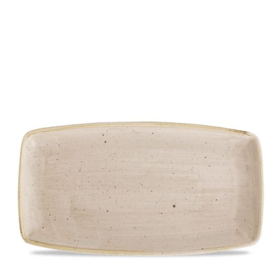 Stonecast Nutmeg Cream X Squared Oblong Plate 13.75 Inches Box 6 IG SNMSOP141 Stonecast Nutmeg Cream X Squared Oblong Plate 13.75 Inches Box 6 IG SNMSOP141