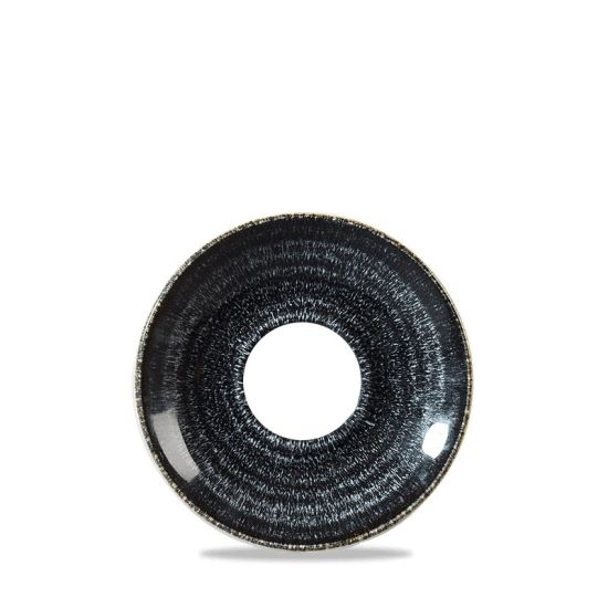 Studio Prints Charcoal Black Cappuccino Saucer 6.25 Inches Box 12 IG SPCBCSS1 Studio Prints Charcoal Black Cappuccino Saucer 6.25 Inches Box 12 IG SPCBCSS1