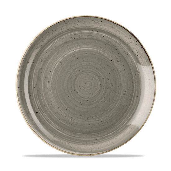 Stonecast Grey Evolve Coupe Plate 10.25 Inches Box 12 IG SPGSEV101 Stonecast Grey Evolve Coupe Plate 10.25 Inches Box 12 IG SPGSEV101
