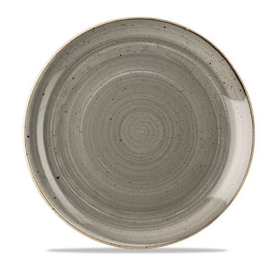 Stonecast Grey Evolve Coupe Plate 11.25 Inches Box 12 IG SPGSEV111 Stonecast Grey Evolve Coupe Plate 11.25 Inches Box 12 IG SPGSEV111