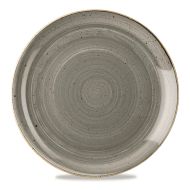 Stonecast Grey Coupe Evolve Plate 12 Inches Box 6